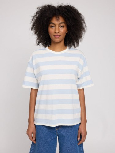 Bold Stripe T-Shirt past blu o wht